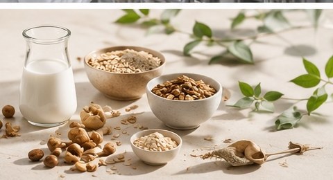 Plant-based and dairy raw materials